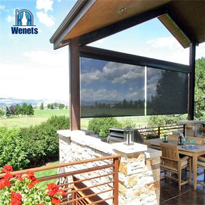 Al Aire Libre de aluminio motorizado impermeable persianas de protección solar - Product Image 5