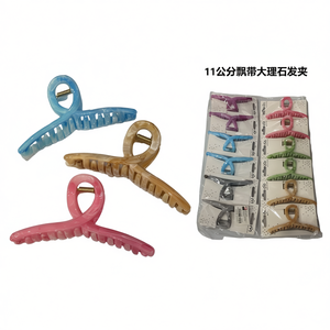 Hair Clip 11Cm Marble Pattern Colorful Hair Clamp For Women And Girls - Product Image 1
