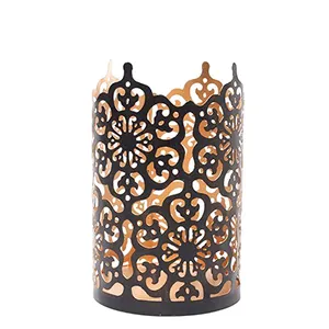 Romantic Gold Metal nordic Stand Wedding Home Decor modern hurricane candle holder