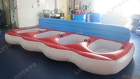 Bateau gonflable commercial tractable pour sports nautiques, banane aquatique, canapé, poisson volant, radeau pour plage, complexe hôtelier, yacht et jeux aquatiques