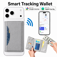 Cartera con Rastreador GPS, Sistema Dual, Compatible con Find My y MagSafe, Bloqueo RFID, con Apple Find My y Google Find Hub