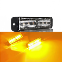 ECE R65 R10 Zugelassene Einfarbige Gelb Rot Blau Weiß Grün Warnblinkleuchten Oberflächenmontage 6 LED LTD703 UKCA
