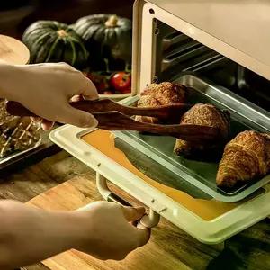 1 Pince de cuisine en bambou pour aliments, toast, salade, sushi, barbecue, <span class=keywords><strong>bacon</strong></span>, steak, pain, gâteau, ustensile de cuisine domestique - Product Image 3