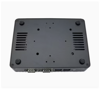 PC Mini Industri Tanpa Kipas Core I5 4200u Dual LAN RS232 Komputer Box Tertanam untuk Kontrol Otomasi