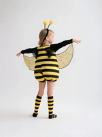 Costume d'abeille pour femme adulte pour Halloween, fête, carnaval, polyester, tenue de film télévisé
