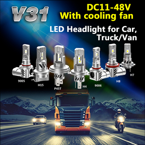 Горячая распродажа: Светодиодная фара H4 R2 P45T 100W Canbus 12000LM 6500K, двухрежимная (ближний/дальний свет) светодиодная лампа для мотоциклов, скутеров, квадроциклов, DC 12V-48V - Product Image 2