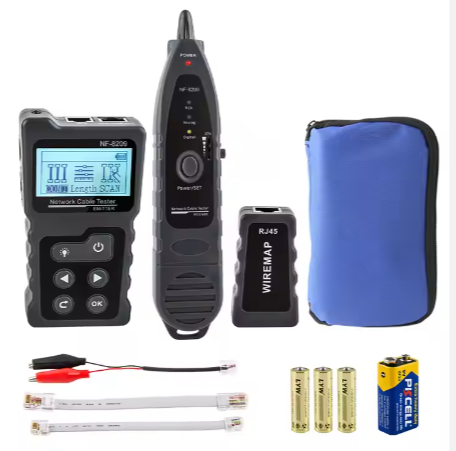 Newest Optical Factory Price Network Cable Tester NF-8209 RJ45 RJ11 LAN Wire Tracer Continuity Detector