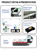 Yeni 12 İnç 300mm Epson F1080 DTF Mürekkep Püskürtmeli Yazıcı Pigment Mürekkebi Tişörtler Çok Fonksiyonlu Tam Otomatik A3/A4/A5/A1/A2 Baskı