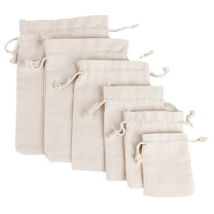 <span class=keywords><strong>3</strong></span> "x 4" حار بيع القطن قماش هدية الرباط حقيبة كبيرة الحجم - Product Image 1