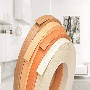 Good Price High Glossy Wood Grain PVC Edge Banding Tape for Modern Furniture Accessory