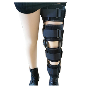 Verstelbare Knie Spalk Ondersteuning Rom Scharnierende Knie <span class=keywords><strong>Brace</strong></span> Zimmer Kniebrace Benen Correctie Riem - Product Image 1