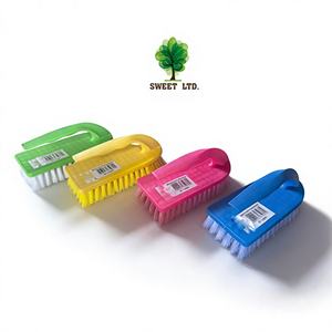 Brosse à linge manuelle grande bleue et blanche, brosses de nettoyage ménagères, brosse de récurage douce pour les mains - Product Image 1