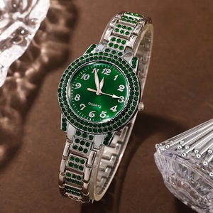 <span class=keywords><strong>6</strong></span> Ensembles de Vêtements pour Femmes : Montre à Quartz avec Cadran Vert et Bijoux en Forme de Goutte d'Eau - Éléments Élégants pour un Usage Quotidien N2603126 - Product Image 2