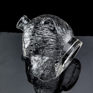 Nueva <span class=keywords><strong>Botella</strong></span> <span class=keywords><strong>de</strong></span> Vidrio Vacía para Licor <span class=keywords><strong>de</strong></span> <span class=keywords><strong>Vodka</strong></span> <span class=keywords><strong>de</strong></span> Diseño Único y Elegante con Forma <span class=keywords><strong>de</strong></span> Cabeza <span class=keywords><strong>de</strong></span> Mono <span class=keywords><strong>de</strong></span> 500 ml y 750 ml con Corcho - Product Image 3