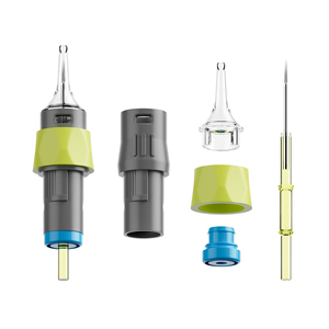 Cartucho de Agujas Desechables para Tatuajes de Marca Privada, 0.35mm, Profesional, con Soporte para Dedos, Acero Inoxidable 304, Esterilizado con <span class=keywords><strong>Gas</strong></span> EO - Product Image 2