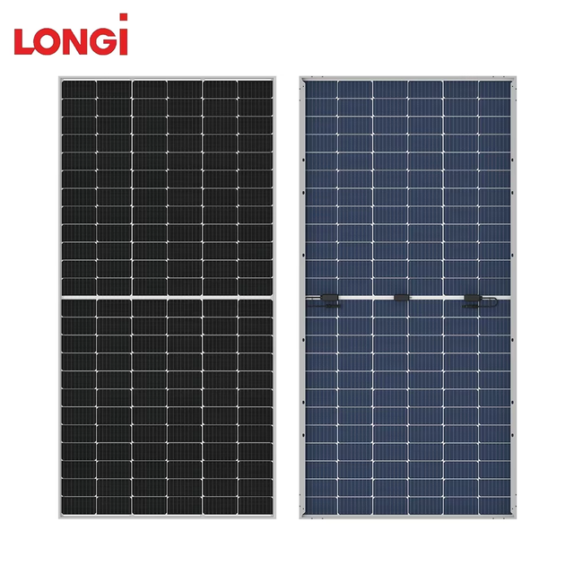 LONGi Hi-MO 7 Panelen PV Module Double Glass 550W 600w 585W 590W 610W 182mm Half Cells Mono Crystalline Solar Panel 620W 610W