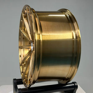 SY-1019 1 pièce Jantes de voiture de course forgées Or brossé 5x112 5x112 5x114.3 Alliage 6061-T6 Jantes de voiture Honda FD2 pour BMW Audi Chery - Product Image 3