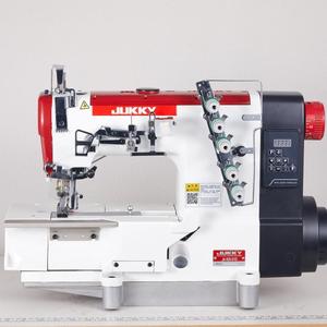 JUKKY 500A-D High Speed Cover Stitch Flat Lock <b>Sewing</b> <b>Machine</b> for T-shirt 3 Needle Flat-bed Interlock Industrial <b>Sewing</b> <b>Machines</b> - Product Image 2