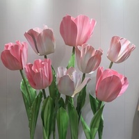 Dekorasi Bunga Tulip Raksasa 3D Eva untuk Pernikahan, Bunga Tulip Raksasa untuk Luar Ruangan