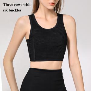 Crochets avant Reliure de poitrine Bandoulière réglable Shaper arrière pour garçon manqué <span class=keywords><strong>Trans</strong></span> lesbienne - Product Image 5