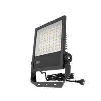 Reflector LED con Potencia y CCT Ajustables de 50 a 300W, Interruptor DIP para Ajustar la Potencia de la Lámpara, IP66, Protección Contra Sobretensiones de 6KV, Garantía de 5 Años para Canchas Deportivas