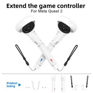 Accesorios <span class=keywords><strong>de</strong></span> juego <span class=keywords><strong>de</strong></span> <span class=keywords><strong>realidad</strong></span> <span class=keywords><strong>virtual</strong></span>, adecuados para la versión extendida del controlador <span class=keywords><strong>Oculus</strong></span> Quest 2, utilizado en <span class=keywords><strong>juegos</strong></span> <span class=keywords><strong>de</strong></span> golf y Tenis - Product Image 4