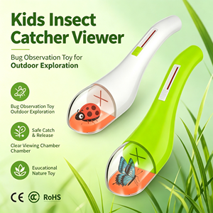 <span class=keywords><strong>Attrape</strong></span>-insectes, <span class=keywords><strong>attrape</strong></span>-petits animaux, outil d'exploration de la nature pour capturer papillons, abeilles, coccinelles, araignées - Product Image 2