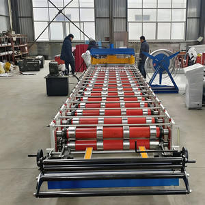 Clip Lock 700 IBR Blech Verzinkte Platten Rollformmaschine Hergestellt in Hebei, China - Product Image 4