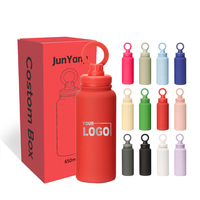 Gobelet personnalisé 32 oz 1000 ml en acier inoxydable à double paroi isolé sous vide avec revêtement en poudre, bouteille d'eau MagSafe avec support pour téléphone