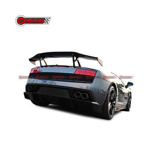 Kit carrosserie style DC en fibre de carbone pour Lamborghini Gallardo LP550 LP560 LP570 : pare-chocs avant, jupes latérales, aileron arrière, pièces de voiture - Product Image 3