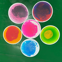 Besondere Bedürfnisse Sensorischer Boden Autismus Runder flüssiger Boden 3D Magic Color Gel Fliesen Sensory Baby Play Vinyl Plastik teppich