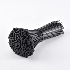 3X150MM High Quality Black white Nylon 66 Cable Tie Zip Tie Wraps Professional Factory China Supplier Plastic