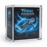 Protector de Placa Acrílica Transparente Resistente a Arañazos Personalizado de Fábrica para Tarjetas Graduadas TCG, Estuche Protector para Tarjetas PSA