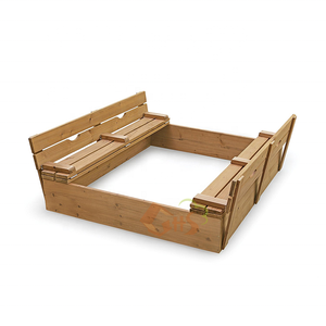 Sandbox per bambini in legno Sportbaby Sand Pit con una dimensione di copertura altri giocattoli e strutture per esterni una scatola - Product Image 2