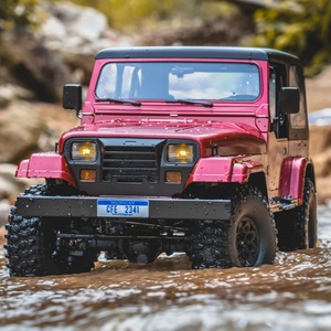 Pour voiture RC ROCHOBBY, échelle 1/10, Mashigan Rock Crawler 4WD, modèle de jouet tout-terrain imperméable, portes rigides en métal, 2 canaux - Product Image 3