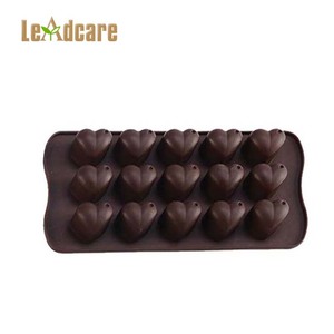 El modelo de chocolate de silicona de grado alimenticio Love Flower DIY cake chocolate es resistente a altas temperaturas y fácil de limpiar - Product Image 4