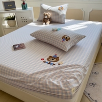 Drap housse à motifs de dessins animés multiples, doux pour la peau, housse de matelas à poche profonde et coins élastiques pour chambre à coucher