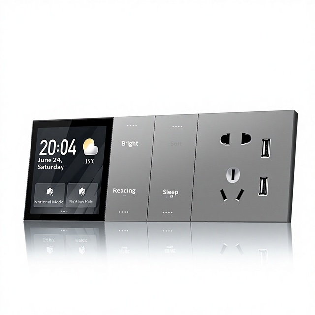 Customized Hotel Smart Room Control System with for Mesh & KNX Panels Voice Control Model Y5-Hotel Design