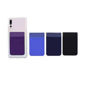 Soporte para Teléfono de Tela Elástica Lycra, Tarjetero, Billetera Antidesmagnetizante, Bolsa Multifuncional para Teléfono, Personalizable - Product Image 1