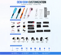 Torlin 80W PTC Pelurus Rambut Layar LED 160-260 C Pemanasan Cepat 30 detik Rose Gold Tourmaline 500 Nano Ceramic Pelurus Rambut