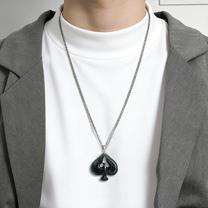 Colgante de jadeíta natural genuina de grado A con diseño de fénix y flor de ciruelo negro, con incrustaciones de plata S925 de grado hielo. - Product Image 1