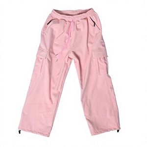 Pantalones de Nieve Impermeables y Cortavientos de Softshell Rosa Suave con Estampado, Forro Cálido, Cremallera y Cintura Ajustable, Ideales para el Invierno - ¡Gran Oferta! - Product Image 1