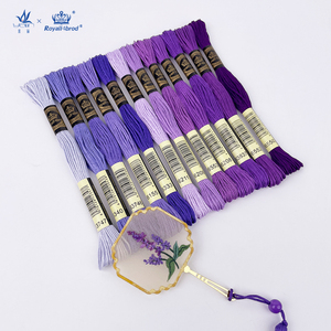 100% sợi thêu cotton Ai Cập 482 màu chịu nhiệt độ cao cho tay đan chéo đan có độ bền cao - Product Image 6