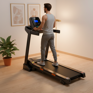 EU 2.5HP Foldable Home Gym <b>Running</b> <b>Machine</b> 14km/h Speed Adjustable with LCD Display - Product Image 2