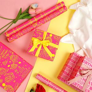 80g Papier d'emballage à gâteau brillant Décoration d'anniversaire sans danger pour les aliments - Product Image 4