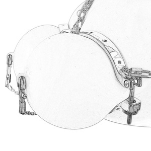 QK-W8133 ชุดรัดหน้าอกเซ็กซี่สำหรับ BDSM ทำจากสแตนเลส 304 - Product Image 4