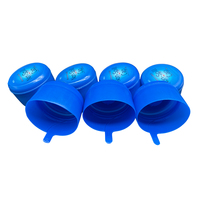 Tapas de silicona reutilizables de 55mm para botella de agua de 5 galones sin derrames y antisalpicaduras con aplicación para botellas de vino