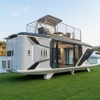 Maisons Capsules Spatiales Modulaires Préfabriquées Conteneurs Extérieurs Structure Acier Design Moderne Prêtes à Habiter Capsules de Couchage