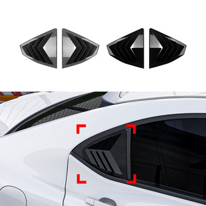 ซูบารุ Wrx Sti Vb 2022 ตัวล็อคหน้าต่างทรงสามเหลี่ยม สติ๊กเกอร์ติดรถยนต์ ลายคาร์บอนไฟเบอร์ กาวติดภายนอก ตกแต่งภายนอก - Product Image 1