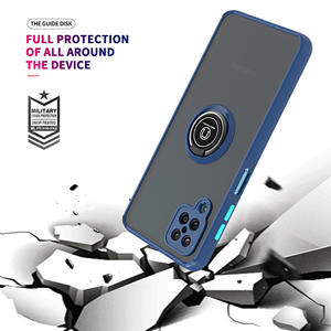 Hybride PC TPU Mat Translucide Étui Rigide Anneau Magnétique Couverture Arrière Pour <span class=keywords><strong>Samsung</strong></span> <span class=keywords><strong>Galaxy</strong></span> <span class=keywords><strong>A33</strong></span> <span class=keywords><strong>5G</strong></span> Cas A31 A32 A5 S20 S21 S22 Plus - Product Image 3